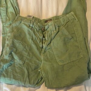 MOTHER Light Green Trousers